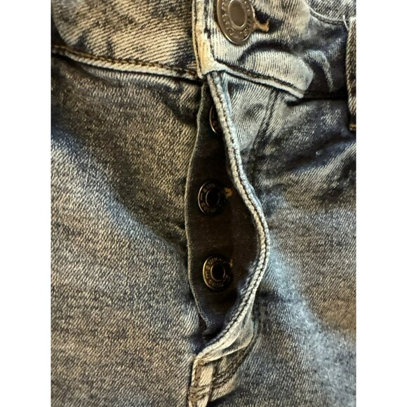 Maurices High-Rise Button-Fly Raw Hem Jeans Size 14 Short - Picture 6 of 9